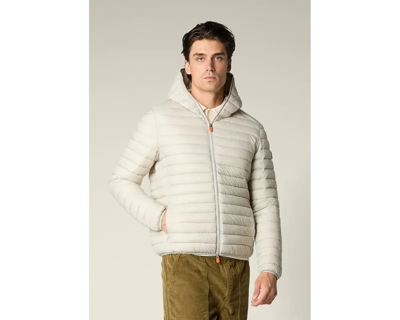 Save The Duck Save The Duck Steppjacke Donald Herren Winterjacke, Übergangsjacke, Windjacke, Outdoorjacke, Mantel, Beige, – Produktbild 3 von 3