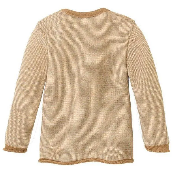 Disana Disana Baby Melange-Jacke Schurwolle kbT-Merino, Rose, – Produktbild 8 von 8