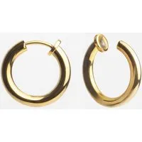 ALEXASCHA ALEXASCHA Ohrclips Creolen ohne Ohrlöcher | Silber, Gold, Roségold, Gold, – Produktbild 1 von 1