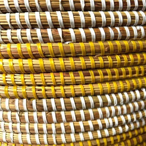 SWANE-Design SWANE-Design Afrikanischer Wäschekorb - Zick Zack Gelb – Produktbild 2 von 3