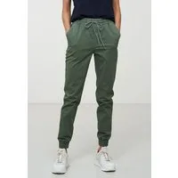 recolution Damen Jogg Chino aus Bio-Baumwoll Mix - CALATHEA - recolution, Khaki (grün), – Produktbild 2 von 5