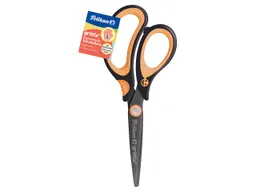 Pelikan Pelikan Ergonomische Schulschere "griffix" neon black, für Linkshänder*innen, spitz, 15 cm – Produktbild 1 von 1
