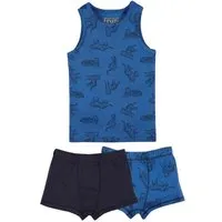 Frugi Frugi Unterwäscheset mit Tigerprint - 2x Hose und 1x Hemd für Jungs – Produktbild 1 von 1
