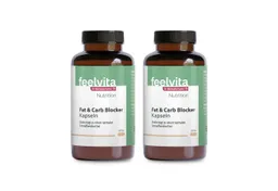 Genius Genius Feelvita Nutrition Fat & Carb Blocker 4-Monatsvorrat mit Zink & Cholin Kapsel, Spar-Set à 120 St. – Produktbild 1 von 1