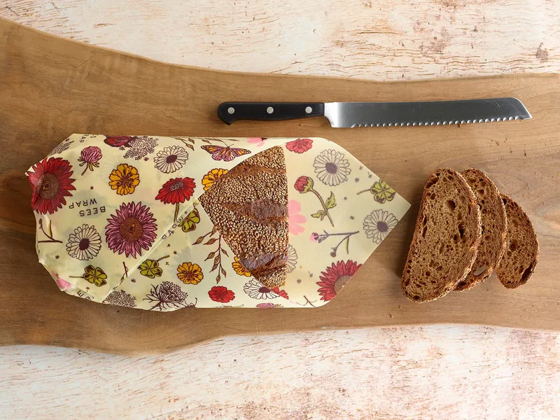 BeesWrap Bees Wrap Pflanzenwachstuch Vegan Meadow Magic XXL Roll - Lebensmittelbehälter / Vorratsdosen von BeesWrap – Produktbild 1 von 2