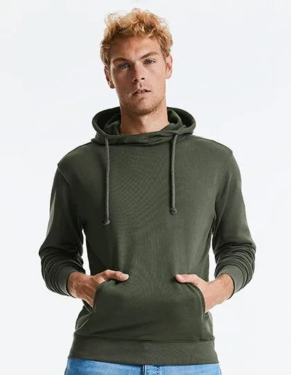 Russel Pure Organic Russel Pure Organic Herren Langarm Hoodie Bio Baumwolle, Aqua, – Produktbild 3 von 4