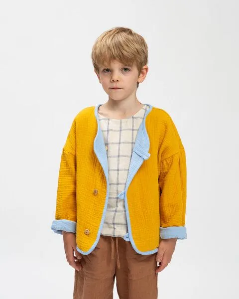 MATONA Matona Wendejacke für Kinder / Inside Out Jacket, Powder blue, – Produktbild 4 von 4