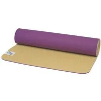 ReYoga ReYoga free SOFT 6mm - Ökologische Yoga- und Pilatesmatte mit mehr Komfort, Violett/sand, – Produktbild 1 von 1