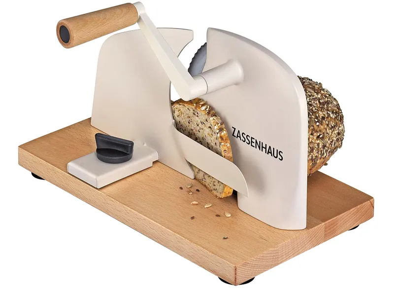 Zassenhaus Zassenhaus manuelle Brotschneidemaschine "PURE" mit Saugfüßen und Tischklemme – Produktbild 2 von 6