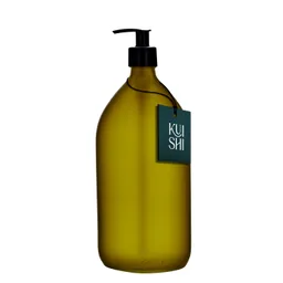 Pumpflasche aus grünem Glas – Produktbild 1 von 1