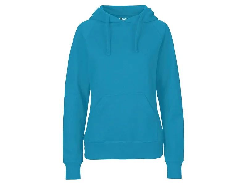 Neutral Neutral® Damen College Hoodie Hoody Kapuzenpullover Kapuzenpulli, Saphir blau, – Produktbild 1 von 5