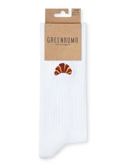 GreenBomb GREENBOMB Crossaint Tennis Socks - Lässige Socken aus Bio-Baumwoll Mix / hochwertiger Print / Fair & Vegan – Produktbild 1 von 1