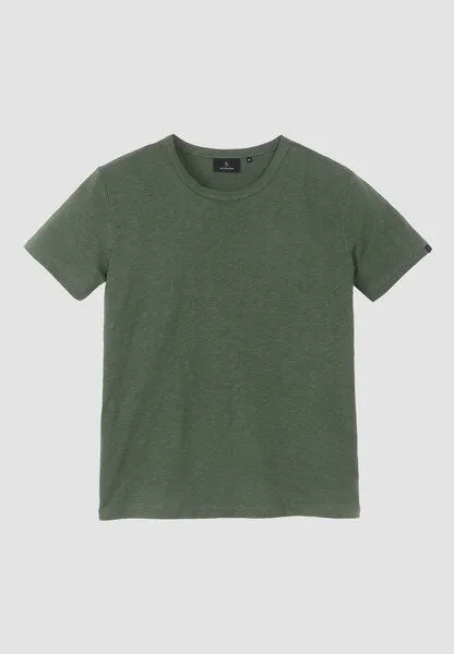 recolution Herren Slub T-Shirt aus Bio-Baumwolle - BAY - recolution, Dark khaki (grün), – Produktbild 1 von 1