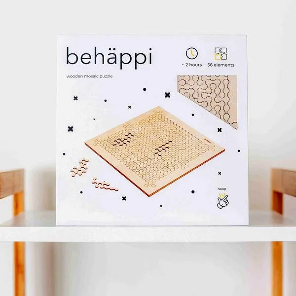 Behäppi Behäppi Hoop - IQ-Puzzle aus Holz - Level mittel – Produktbild 4 von 4