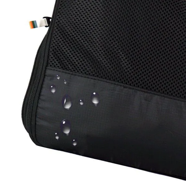 TRAVEL DUDE TRAVEL DUDE Packing Cubes mit Kompression aus recycelten Plastikflaschen, Schwarz, – Produktbild 6 von 8