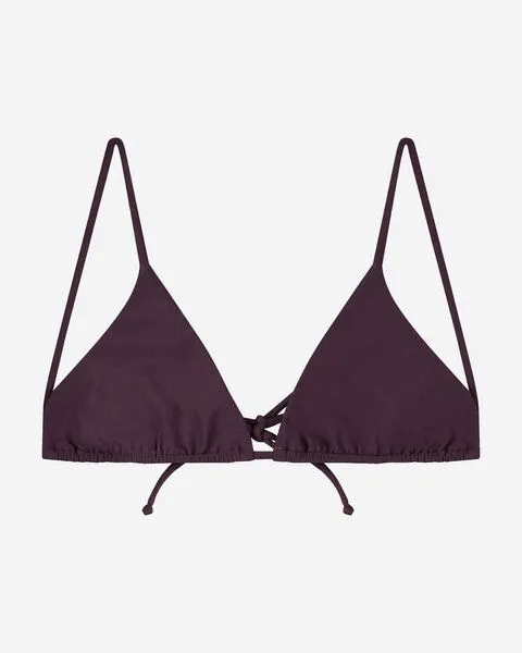 MATONA Matona Bikinioberteil | Triangle Bikini Top | aus Econyl, Aubergine, – Produktbild 3 von 4