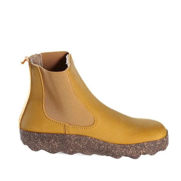 ASPORTUGUESAS ASPORTUGUESAS vegane Barefoot Chelsea Stiefel CIVET, Camel (gelb), – Produktbild 4 von 4