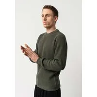 MELA MELA Strickpullover Style RAVI aus 100% Bio-Baumwolle, Green blend (grün), – Produktbild 1 von 1