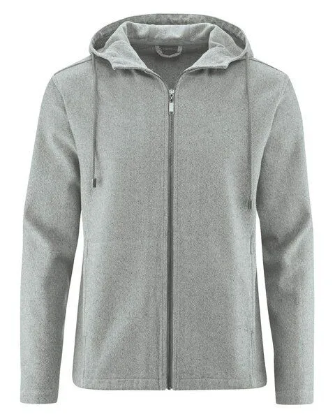 HempAge HempAge Hanf Kapuzenjacke, Dark (grau), – Produktbild 1 von 2