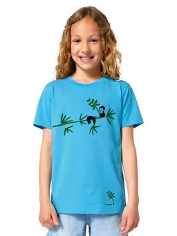 FellHerz FellHerz Kids T-Shirt Faultier neptune – Produktbild 1 von 1
