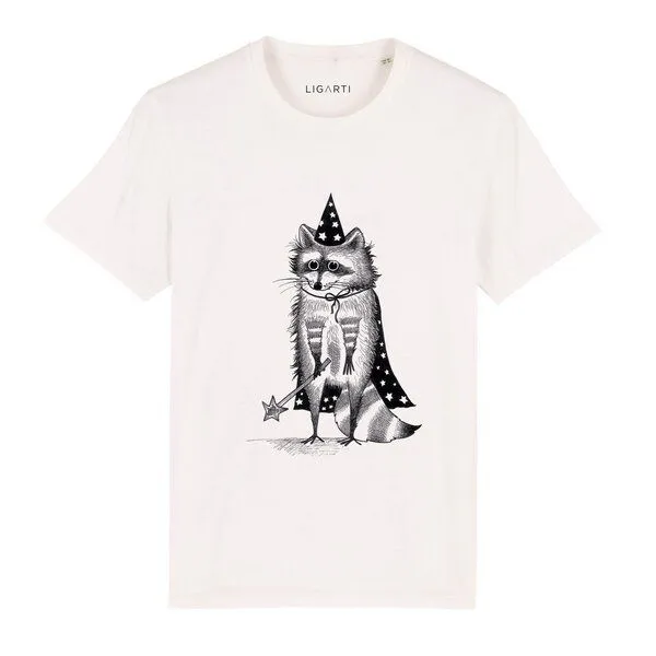 LIGARTI LIGARTI T-shirt - Zaubär, Cremeweiß, – Produktbild 1 von 5