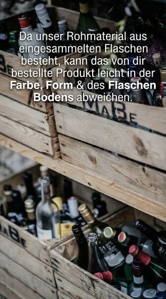 MaBe MaBe Aschenbecher aus der Magnum Sektflasche, Transparent, – Produktbild 4 von 4
