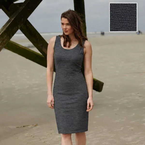 CON_STANT CON_STANT Tank-Kleid 95% Baumwolle (kbA), Dotty schwarz, – Produktbild 1 von 1