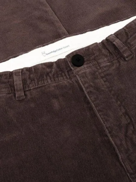KnowledgeCotton Apparel KnowledgeCotton Apparel Chino CHUCK Cord, Chocolate torte (braun), – Produktbild 3 von 3