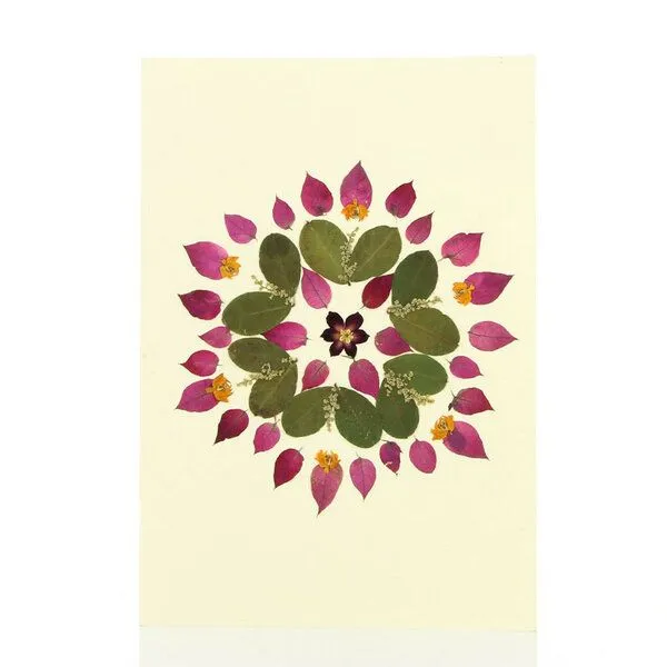 GLOBO Fair Trade GLOBO Fair Trade Grußkarte Wildblumen ABENDSONNE – Produktbild 1 von 2