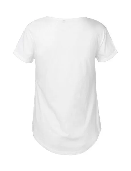 Neutral® - 3FREUNDE Neutral® - 3FREUNDE Frauen T-Shirt Roll-Up, Weiss, – Produktbild 3 von 4