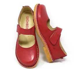 Grünbein Shoes Grünbein Shoes Spangen-Ballerinas Gerda Naturform rot – Produktbild 1 von 1