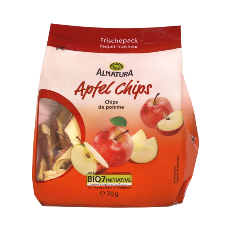 Alnatura Alnatura Bio Apfel Chips, 70g – Produktbild 1 von 1