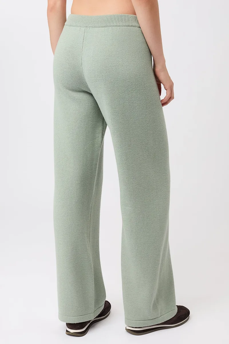 mandala MANDALA Damen vegan Lounge Hose In Wüstengrün, Grün, – Produktbild 2 von 2