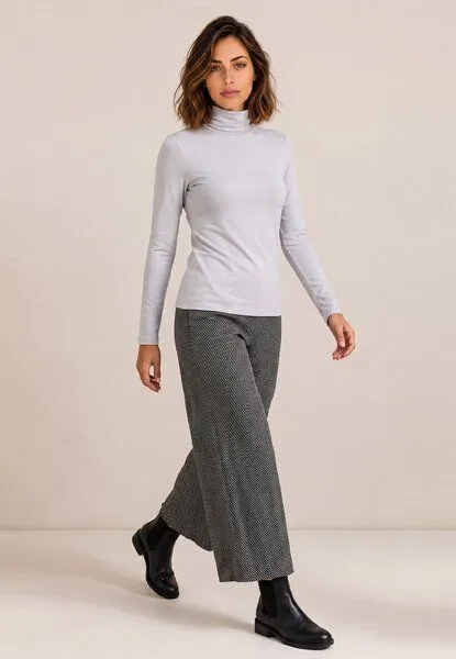LANA Organic LANA Organic Rollkragenpullover, Modell Anna, Cloud, – Produktbild 2 von 4
