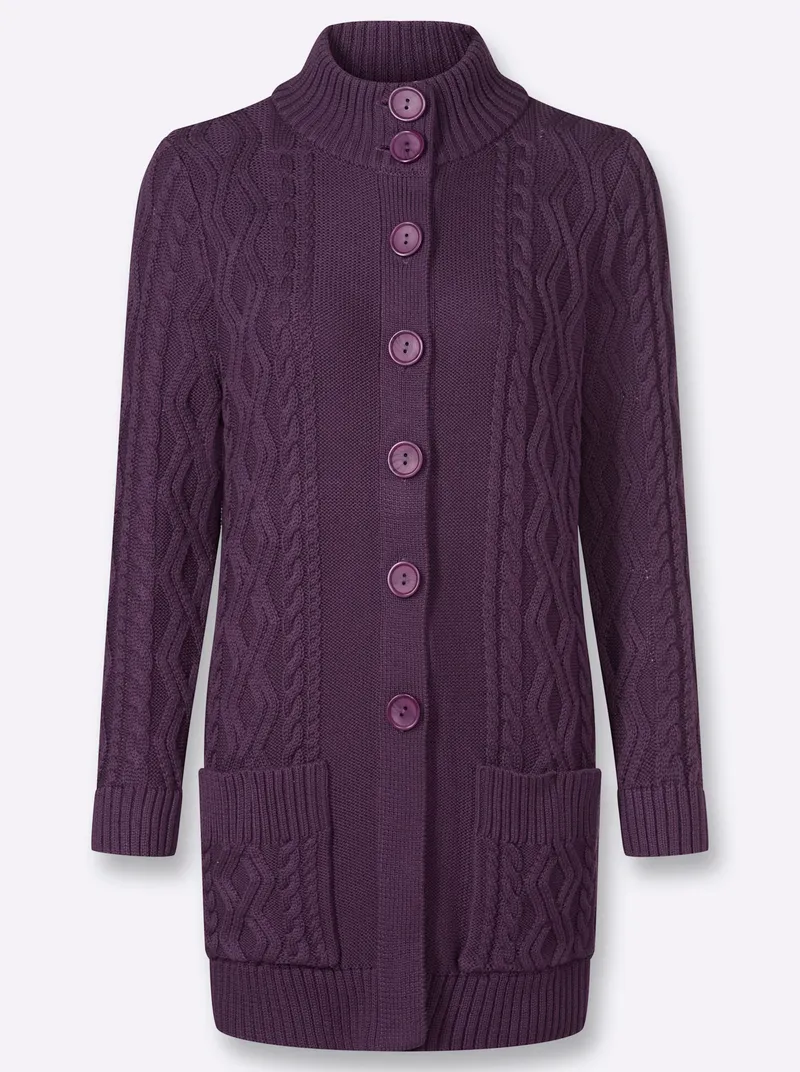 Witt Longstrickjacke, Traube, – Produktbild 1 von 2