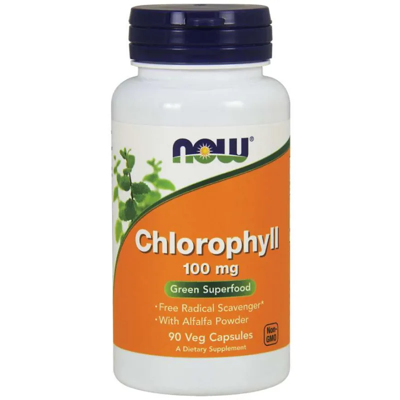 Now Foods Now Foods Chlorophyll 100 mg 90 Kapseln – Produktbild 1 von 1