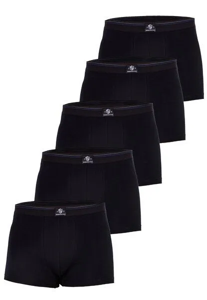 Haasis Bodywear Haasis Bodywear Herren Pants 5er Pack ohne Eingriff, Single Jersey,, Schwarz, – Produktbild 2 von 4