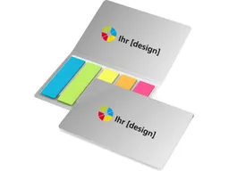 Haftnotizen Kombi-Set 'green+blue' inkl. 4-farbigem Aufdruck – Produktbild 1 von 1