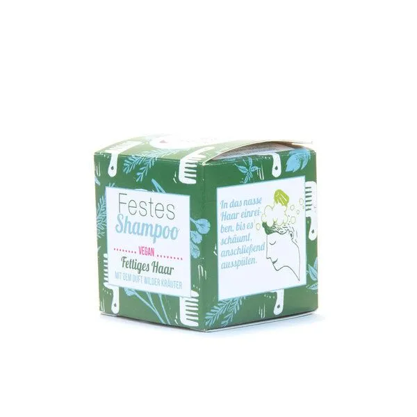 Lamazuna Lamazuna Festes Shampoo Wilder Kräuter für fettiges Haar – Produktbild 2 von 4
