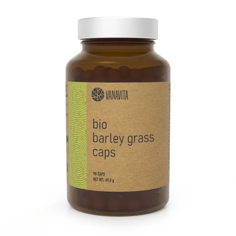 GymBeam Bio VanaVita BIO Gerstengras 90 Kapseln – Produktbild 1 von 1