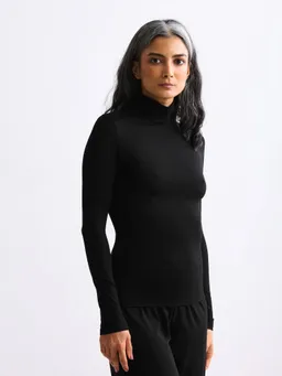 erlich textil erlich textil Light Touch Rollkragen Langarmshirt aus weichem Modal, made in Europe – Produktbild 1 von 1
