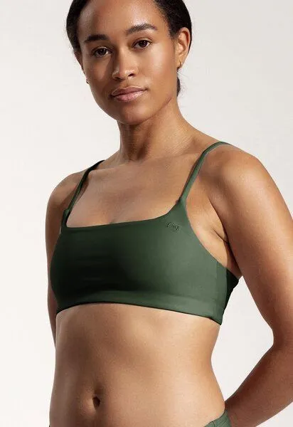 Oy Oy Surf Bikini Oberteil „Buri“, Dunkelgrün, – Produktbild 2 von 4