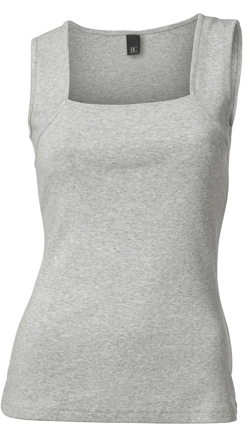 heine Shirttop grau-melange, Grau-melange, – Produktbild 2 von 2