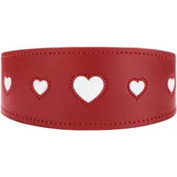Dog Sport Dog Sport HUNTER Windhundhalsband love rot M – Produktbild 1 von 1