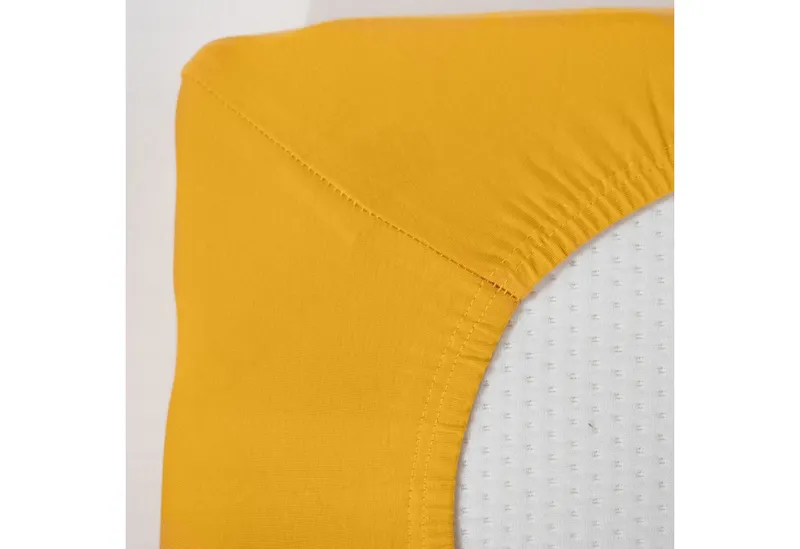 Traumschloss Kissenbezug Flex, (1 Stück), Edel-Jersey, mit Reißverschluss, Seitenschläferkissen, Goldfarben, – Produktbild 3 von 4
