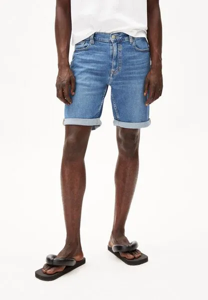 ARMEDANGELS ARMEDANGELS NAAILO HEMP - Herren Jeans Shorts aus Bio-Baumwoll-Hanf Mix, Blue, – Produktbild 1 von 4