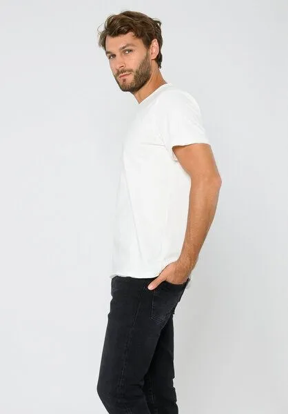 THOKKTHOKK ThokkThokk Herren T-Shirt TT65 aus Biobaumwolle, Off white (weiss), – Produktbild 3 von 4