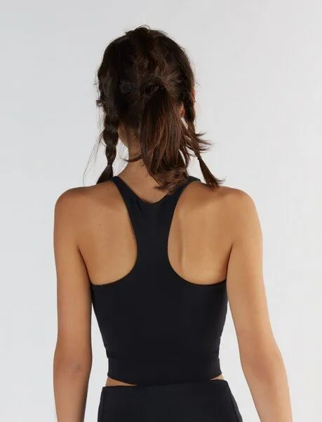True North True North Bio-Damen-Crop-Top mit Rundhalsausschnitt, Black, – Produktbild 3 von 5