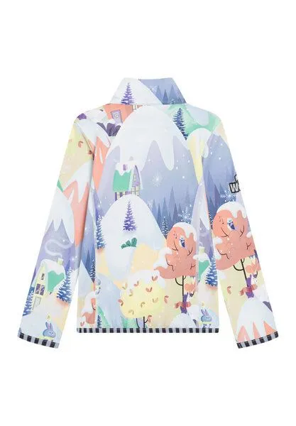 WeeDo WeeDo Langarmshirt „Cosmo Pastelworld“, Pastelworld print, – Produktbild 3 von 4