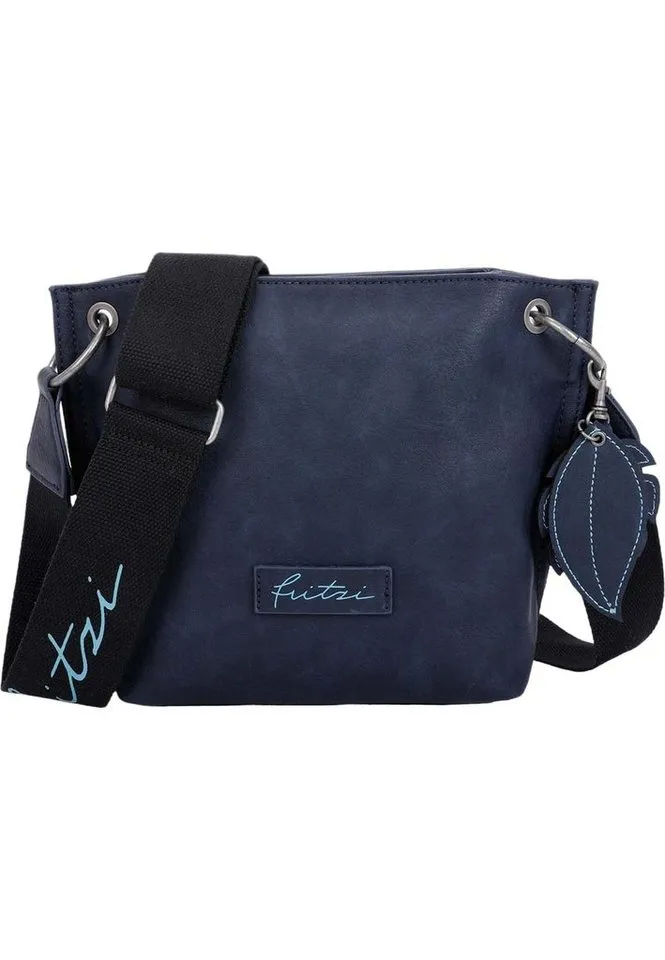 Fritzi aus Preußen Fritzi aus Preußen Schultertasche Eco-Fritzi03, aus veganen und recycelten Materialien, Blau, – Produktbild 1 von 4